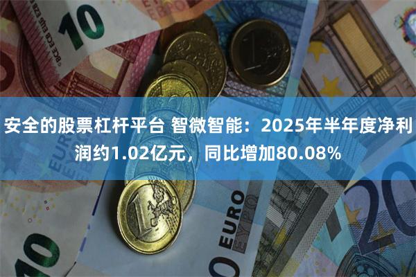 安全的股票杠杆平台 智微智能：2025年半年度净利润约1.02亿元，同比增加80.08%