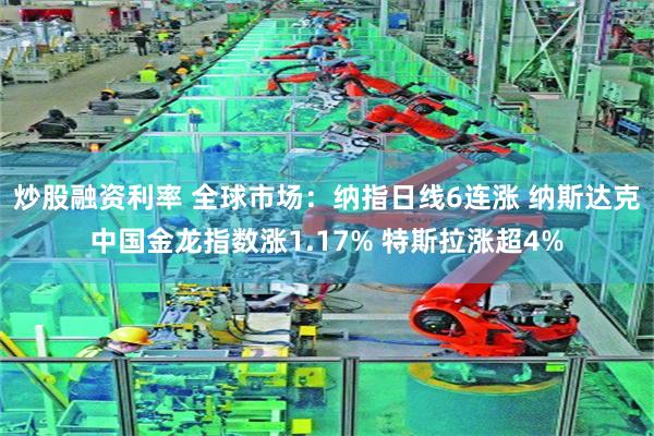 炒股融资利率 全球市场：纳指日线6连涨 纳斯达克中国金龙指数涨1.17% 特斯拉涨超4%