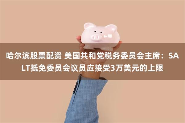 哈尔滨股票配资 美国共和党税务委员会主席：SALT抵免委员会议员应接受3万美元的上限