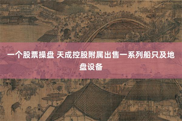 一个股票操盘 天成控股附属出售一系列船只及地盘设备