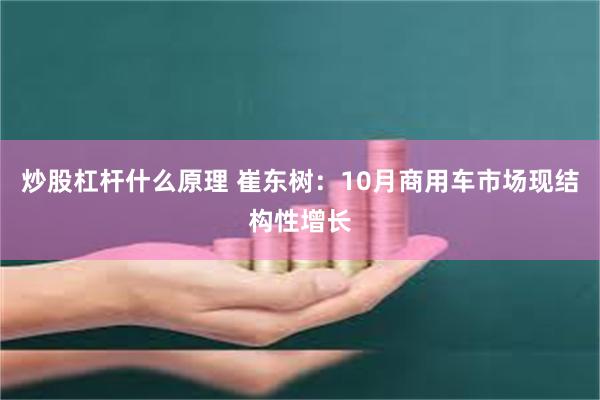 炒股杠杆什么原理 崔东树：10月商用车市场现结构性增长