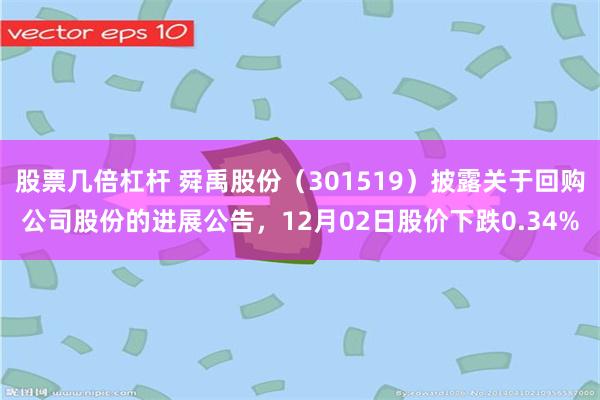 股票几倍杠杆 舜禹股份（301519）披露关于回购公司股份的进展公告，12月02日股价下跌0.34%