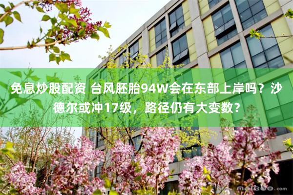 免息炒股配资 台风胚胎94W会在东部上岸吗？沙德尔或冲17级，路径仍有大变数？