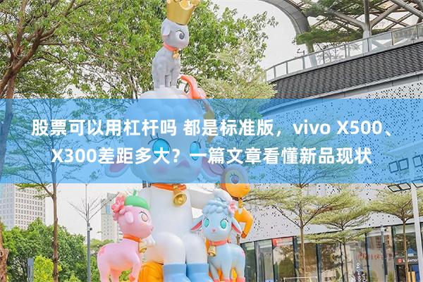 股票可以用杠杆吗 都是标准版,vivo X500、X300差距多大?一篇文章看懂新品现状